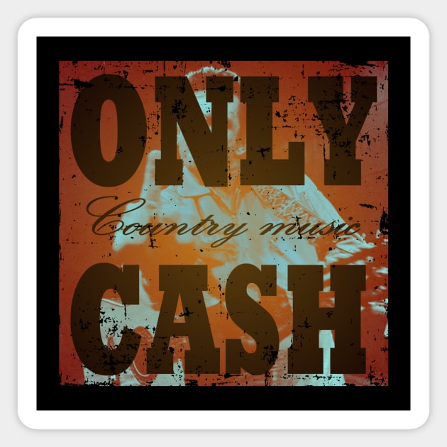 only cash Sticker by vender